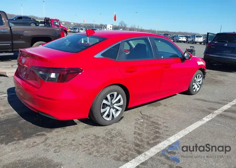 2025 Honda Civic Lx из США, поврежденный, VIN 2HGFE2F29SH557540